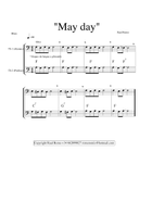 20 VERY EASY Trombone duets. Book -1. For your 1st classes Trombone Duet scores gallery preview page 5
