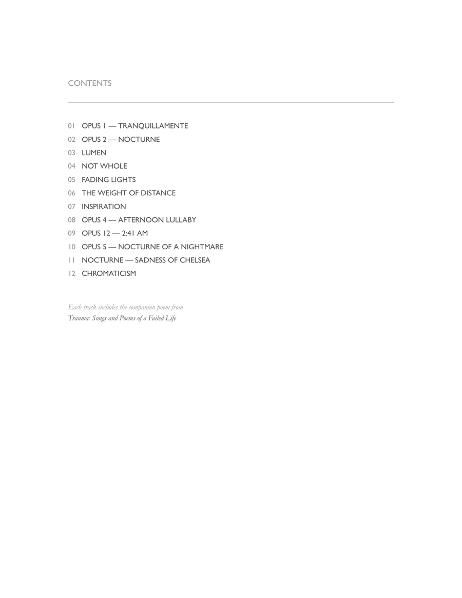 TRANQUILLAMENTE Sounds Between the Noise Piano Solo - Digital Sheet Music page 2