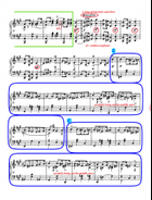 Mazurka in F sharp minor (from Two Piano Pieces, Op.38) 2 Pianos scores gallery preview page 3