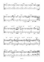 Devotion Bass Guitar Tablature scores gallery preview page 3