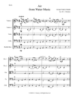 Air from Water Music (String Orchestra or Quintet)