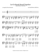 Let Us Break Bread Together Handbell Choir scores gallery preview page 3