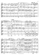 Capricho Catalan No. 1 - clarinet ensemble Woodwind Ensemble scores gallery preview page 3