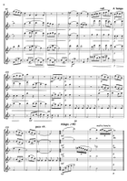 Capricho Catalan No. 1 - flute quintet Woodwind Ensemble scores gallery preview page 4