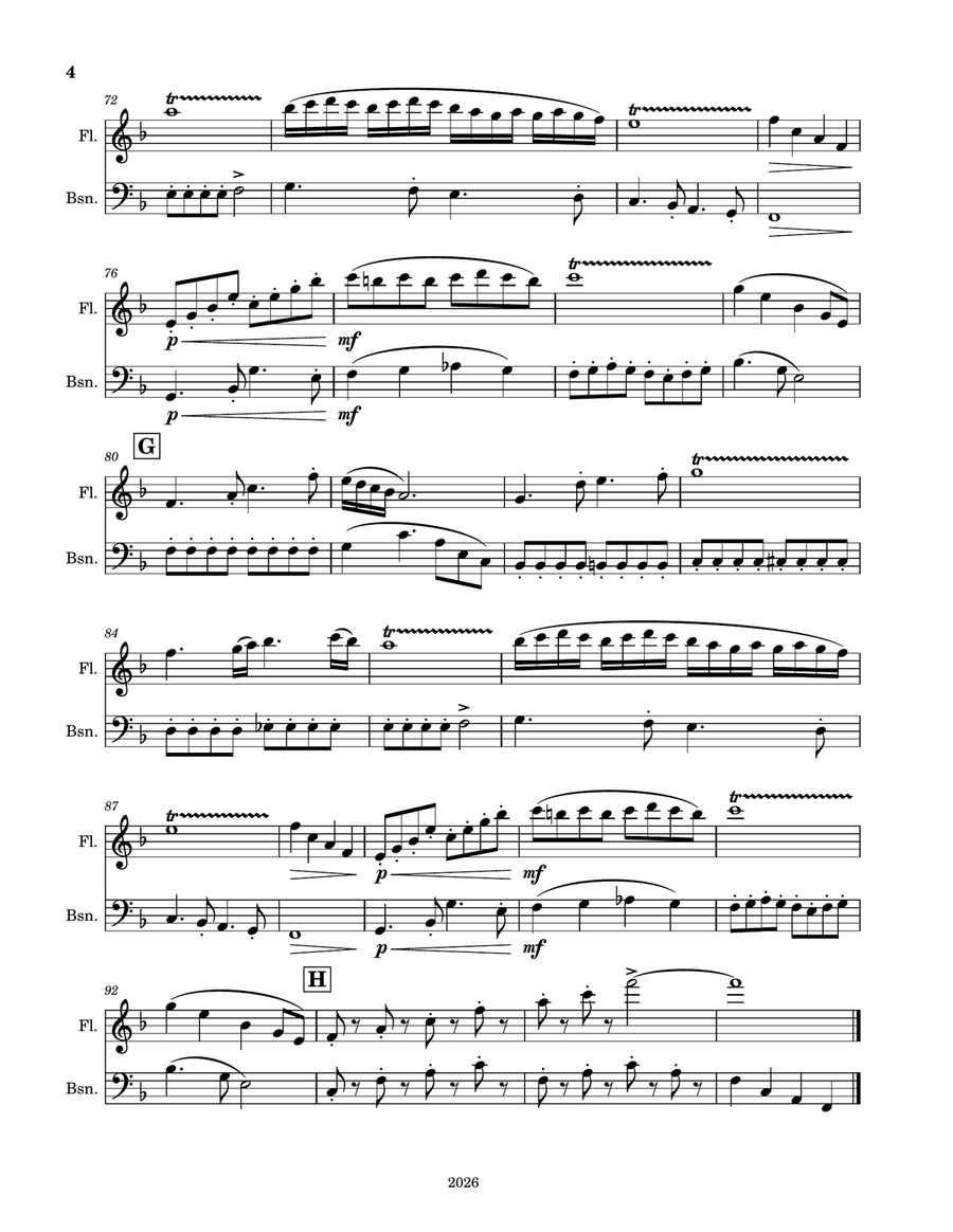 Flute and Bassoon Duet No. 43026 by Eric Bingham-Kumpf Woodwind Duet - Digital Sheet Music page 4