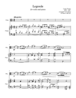 Legende for Viola and Piano
