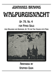 Brahms – Walpurgisnacht, Op. 75 No. 4 (Solo Piano Arrangement) Digital Score