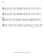 Let Us Break Bread Together Clarinet Duet scores gallery preview page 4
