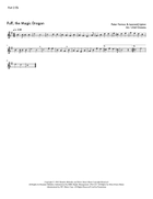 Puff The Magic Dragon Brass Quartet scores gallery preview page 5