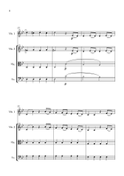 Mozart – Symphony No. 40 in G Minor – String Quartet (Easy Intermediate) String Quartet scores gallery preview page 4