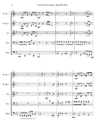 You Must Have Been A Beautiful Baby Brass Quintet scores gallery preview page 3
