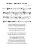 The Bailiff's Daughter of Islington - Trumpet in C Easy with Chords and Lyrics