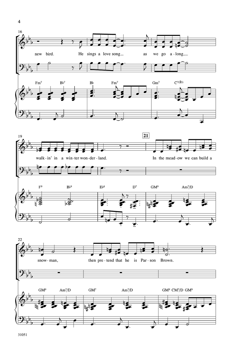 Christmas Pops Trio (A Medley) by Jay Althouse Choir - Digital Sheet Music page 3