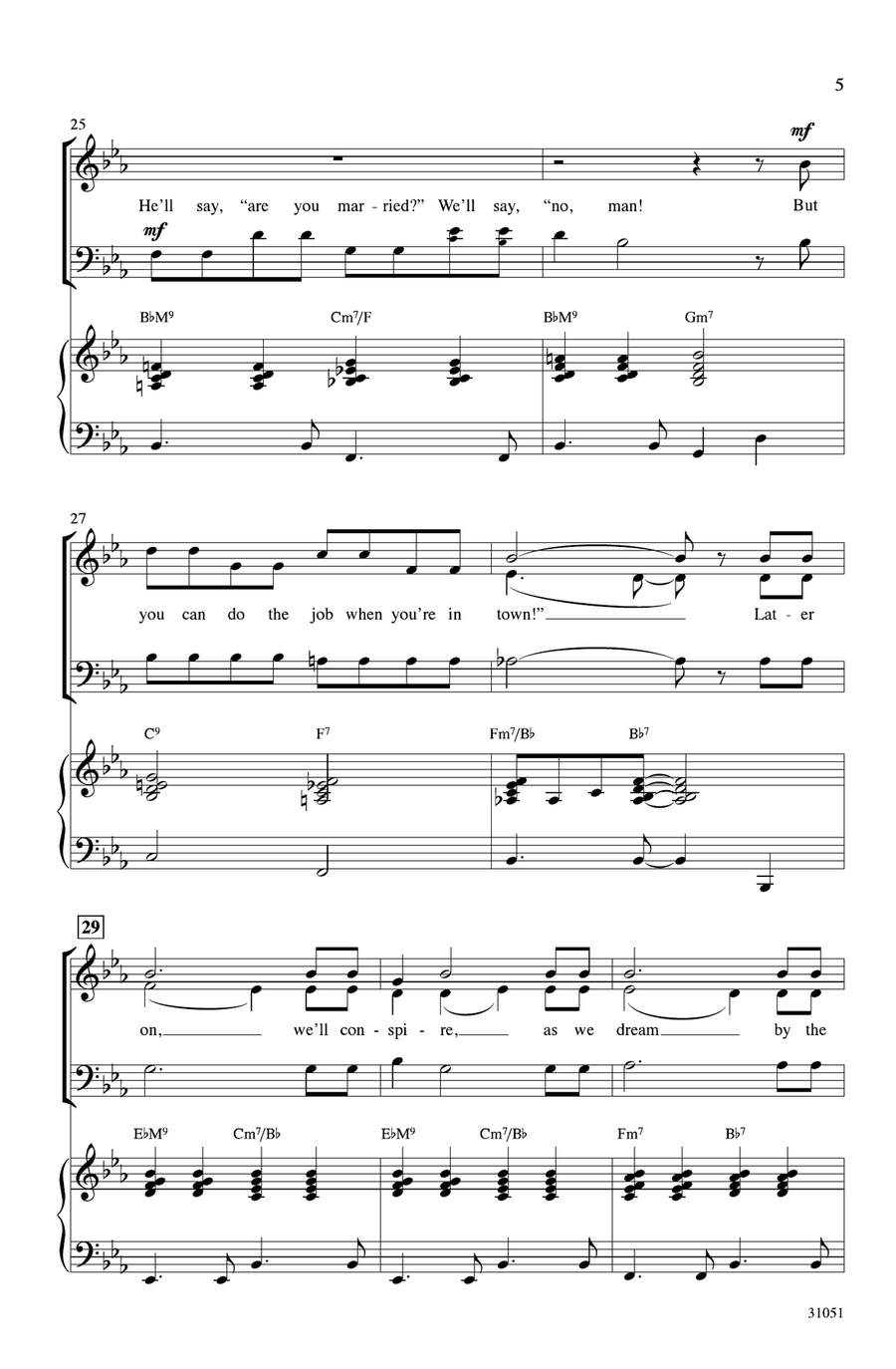 Christmas Pops Trio (A Medley) by Jay Althouse Choir - Digital Sheet Music page 4
