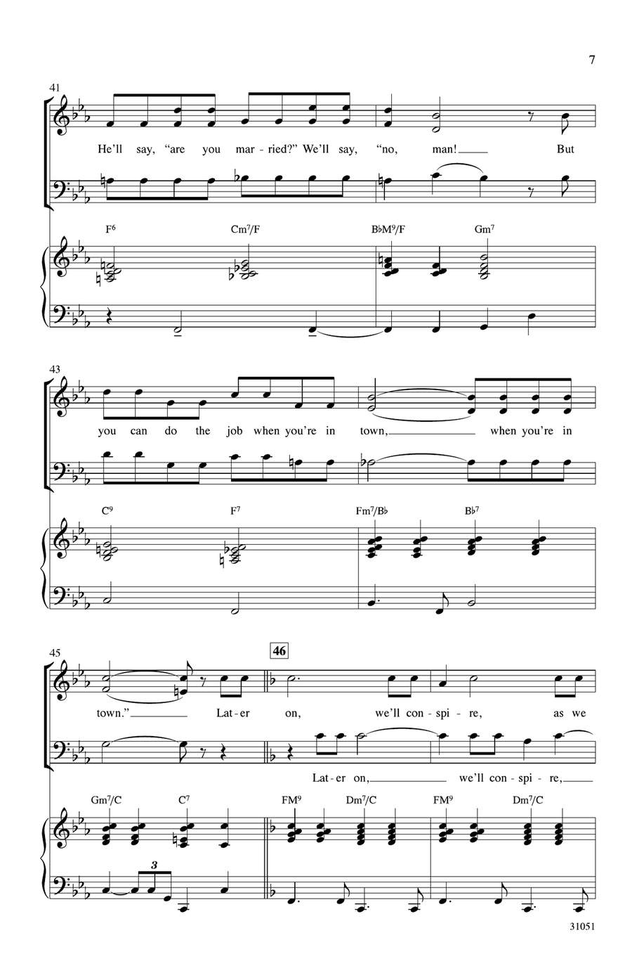 Christmas Pops Trio (A Medley) by Jay Althouse Choir - Digital Sheet Music page 6