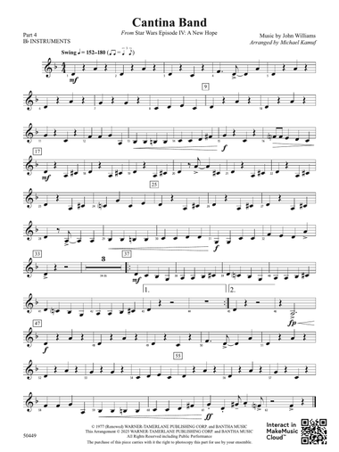 Cantina Band: Part 4 - B-flat Instruments