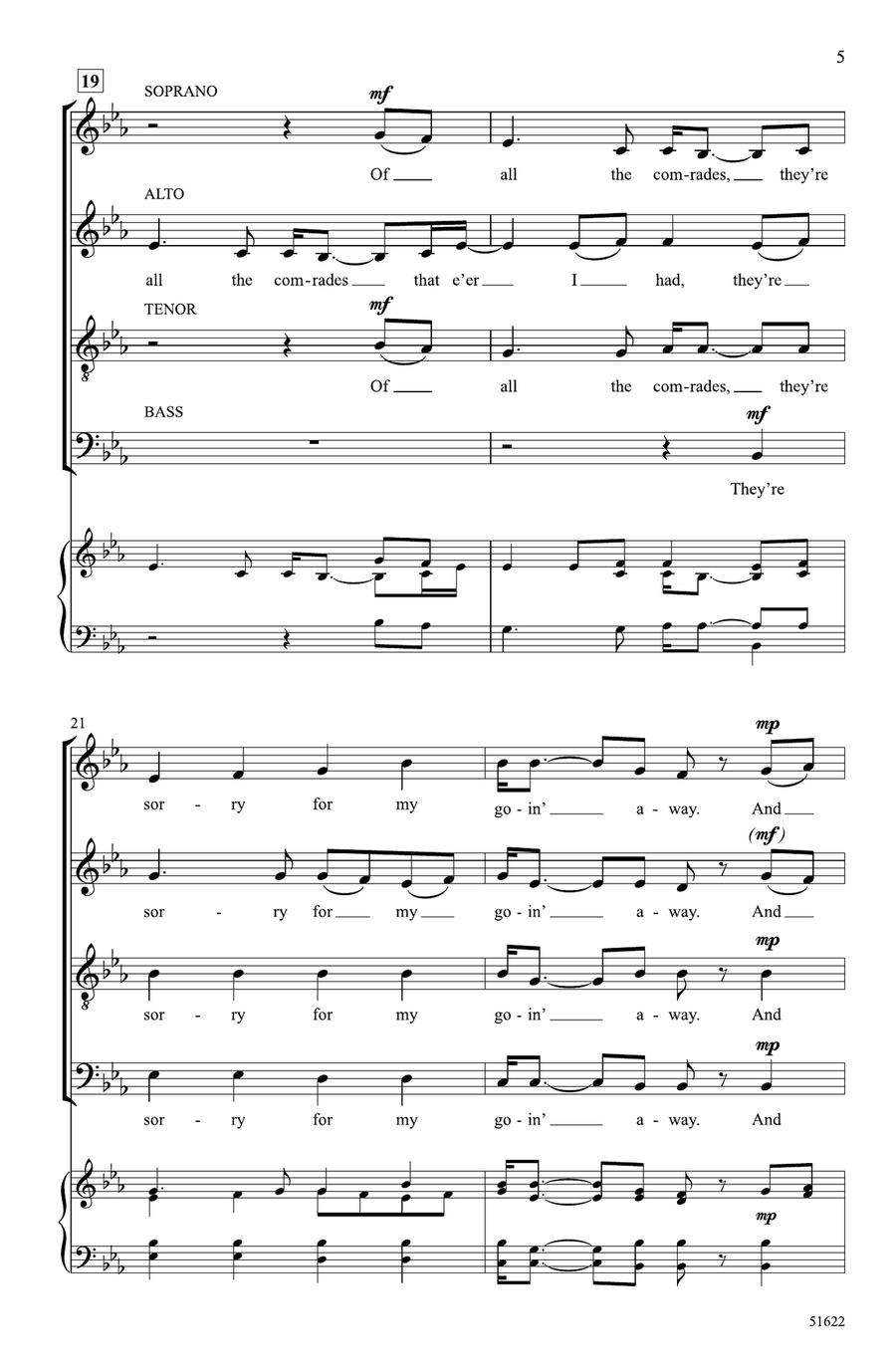 The Parting Glass Choir - Digital Sheet Music page 4