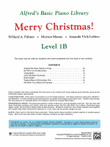Alfred's Basic Piano Library: Merry Christmas! Book 1B