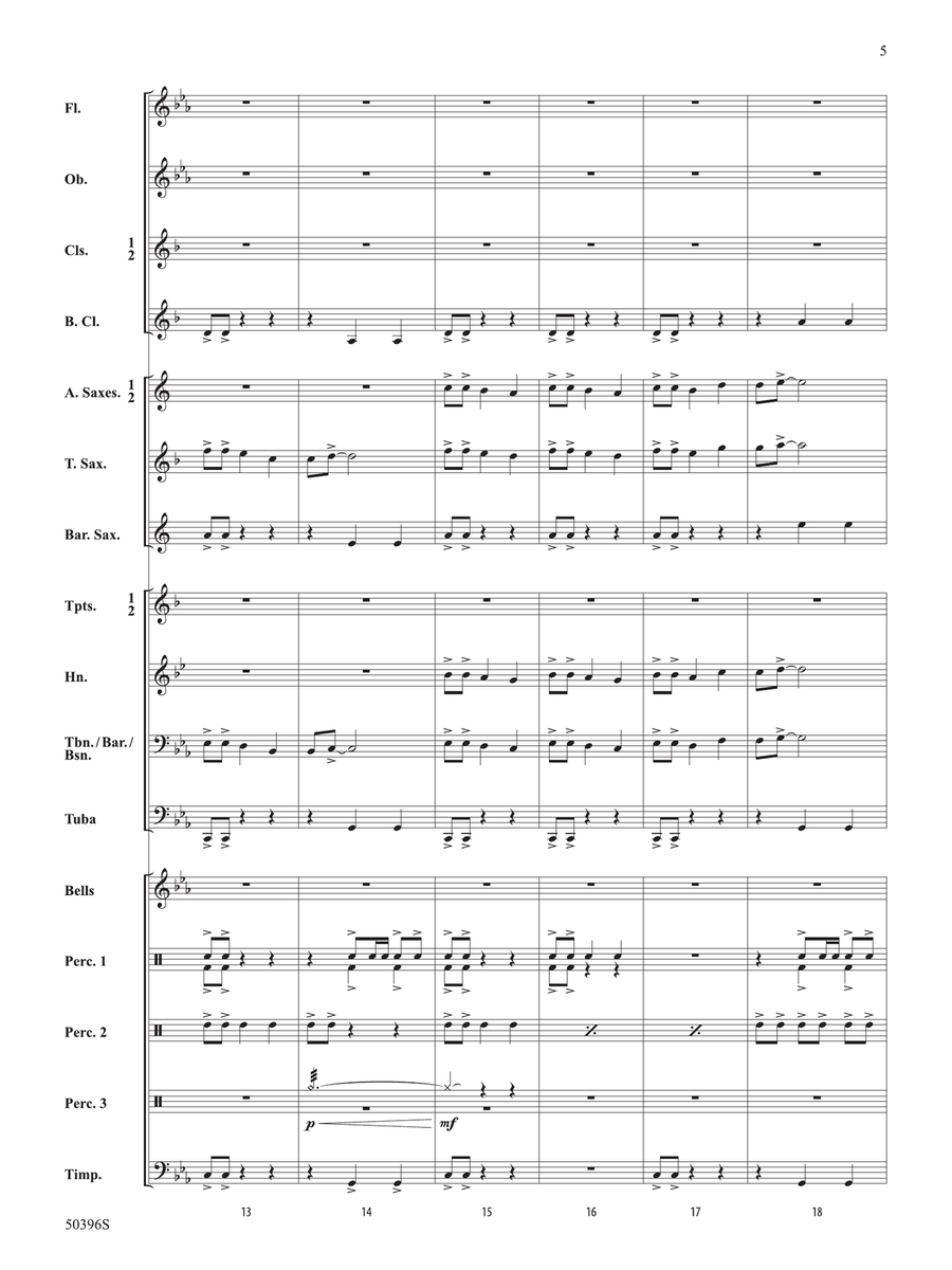 Igneous: Score Concert Band - Digital Sheet Music page 5