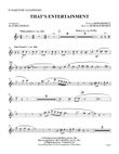 That's Entertainment: E-flat Baritone Saxophone