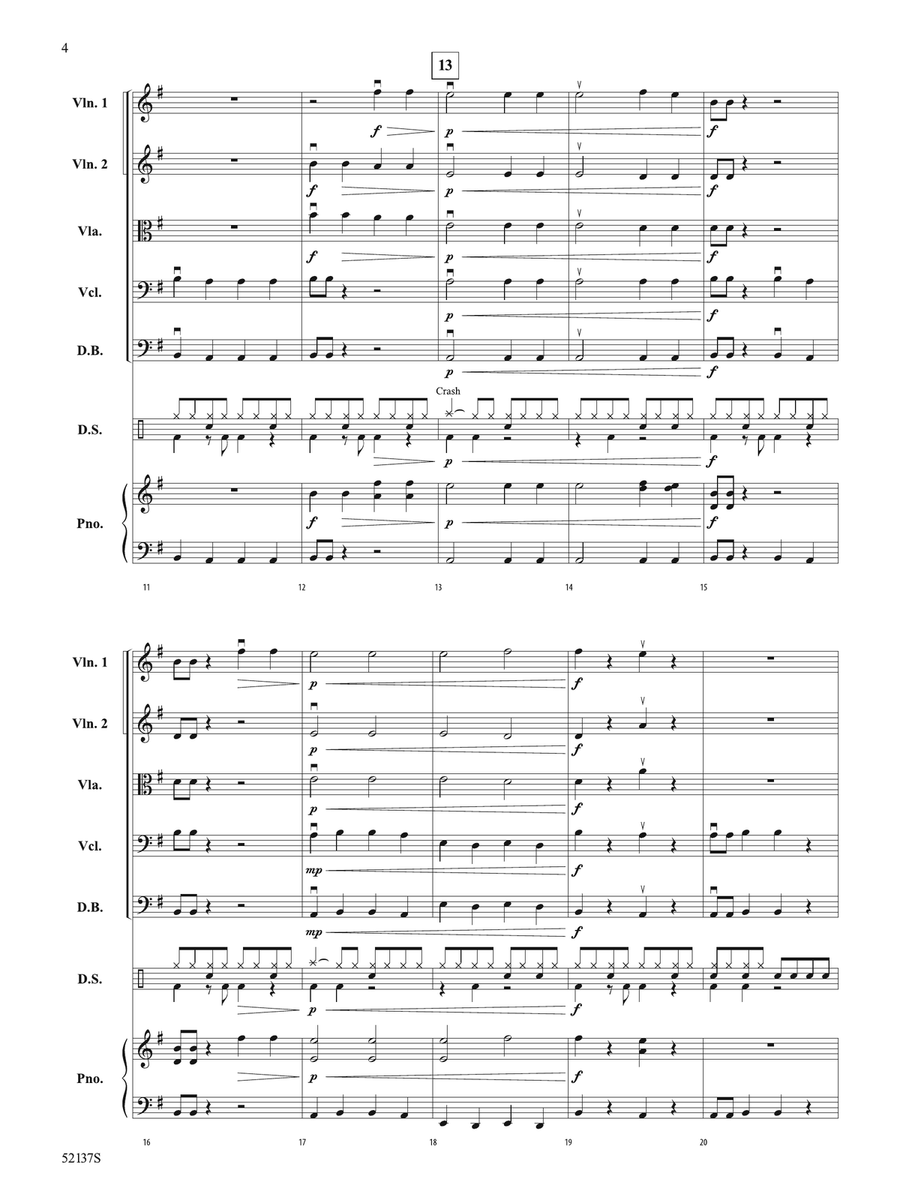 We're Number One!: Score String Orchestra - Digital Sheet Music page 4