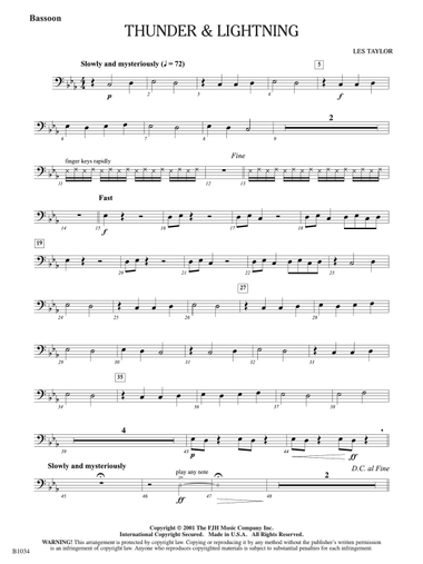 Thunder & Lightning: Bassoon