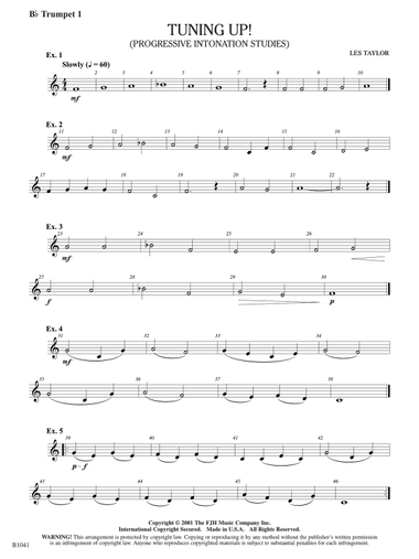 Tuning Up!: B-flat Trumpet 1