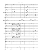 Cavatine for Bass Trombone and Concert Band - Score Only Concert Band scores gallery preview page 5