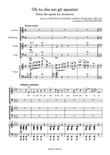 Oh tu che sai gli spasimi
