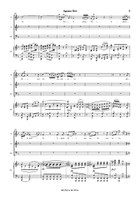 ”Agnus Dei”(Soprano/Alto/Male Vocal) Small Ensemble scores gallery preview page 3