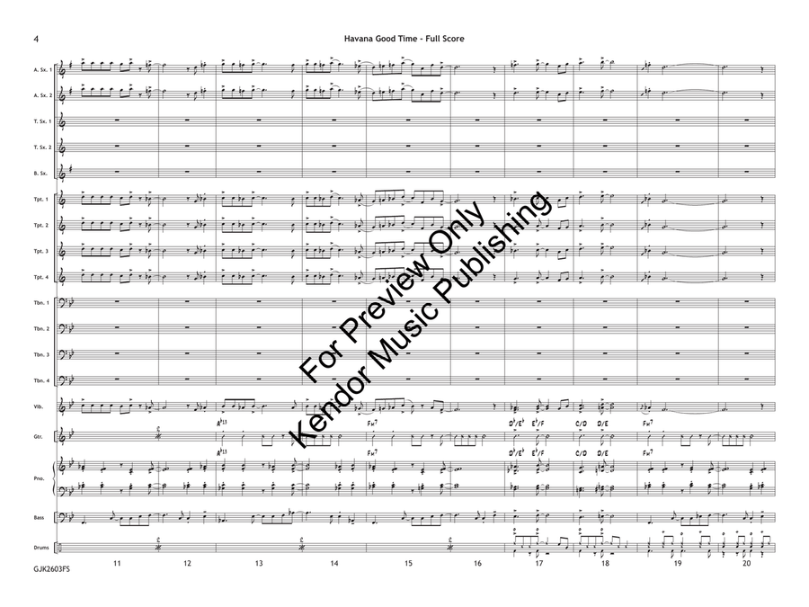 Havana Good Time (Bundle Set) by Kris Berg Jazz Ensemble - Sheet Music page 5