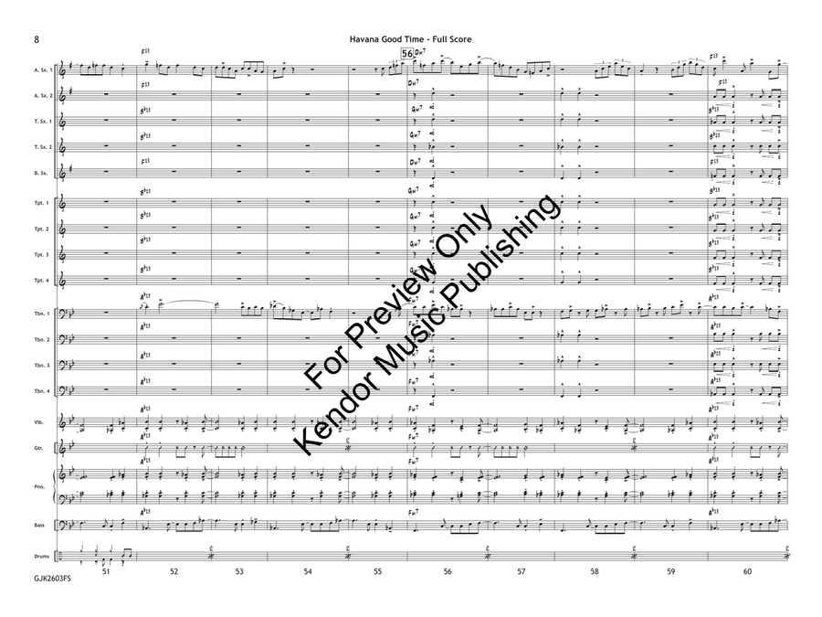 Havana Good Time (Class Set) by Kris Berg Jazz Ensemble - Sheet Music page 9