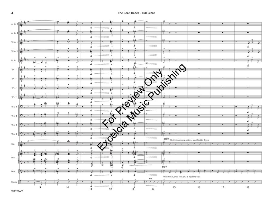The Beat Trader (Bundle Set) Jazz Ensemble - Sheet Music page 5