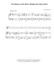 The Waters of the River Gladden the City of God (SATB)