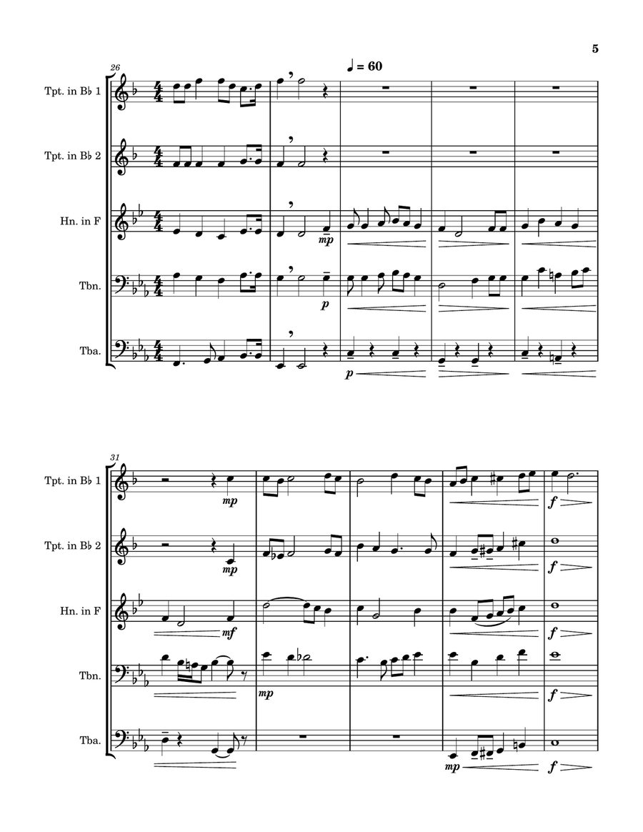 Deep River Brass Quintet - Digital Sheet Music page 5