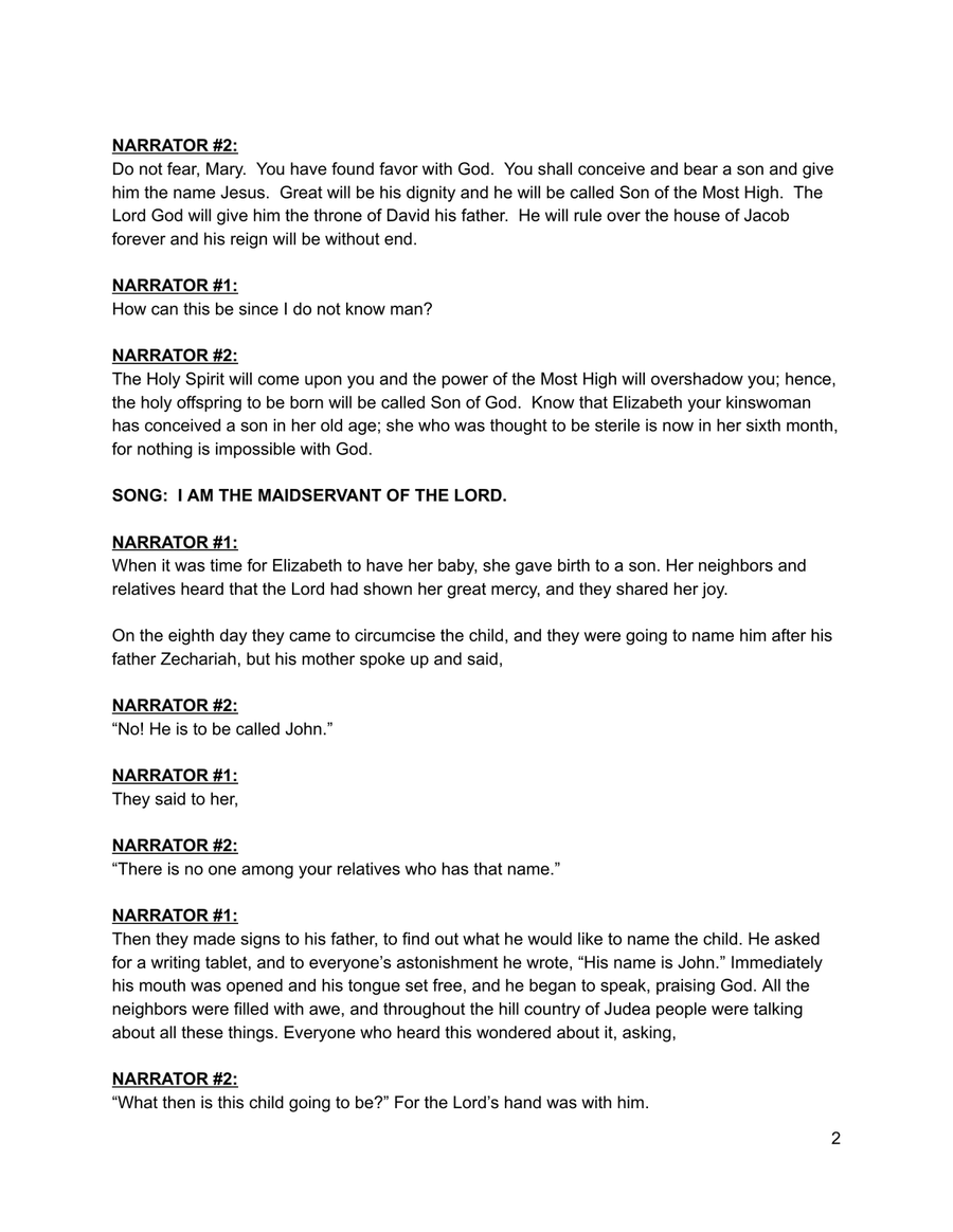 Emmanuel: God Is With Us (SAB Version) by Stephen DeCesare 3-Part - Digital Sheet Music page 2