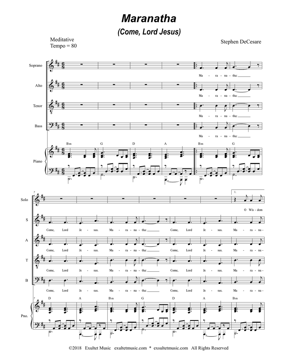 Emmanuel: God Is With Us (SATB Version) by Stephen DeCesare 4-Part - Digital Sheet Music page 6