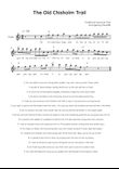 The Old Chisholm Trail - Flute in F Easy with Chords and Lyrics