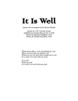 It Is Well