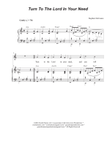 Turn To The Lord In Your Need (Vocal solo)