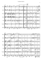 Trombone March Brass Ensemble scores gallery preview page 3