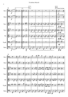 Trombone March Brass Ensemble scores gallery preview page 4