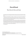 Three Duos for Horn and Guitar