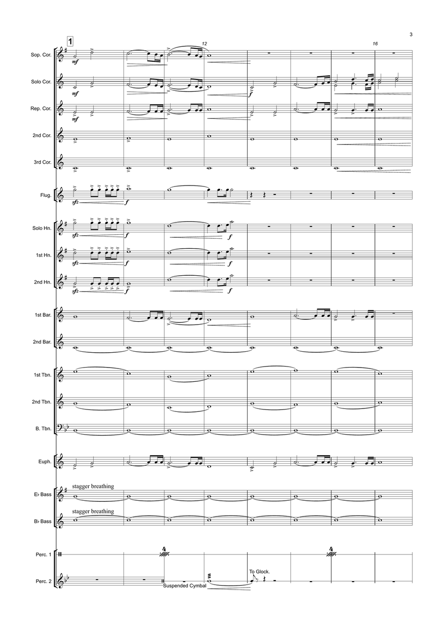 Skybound Brass Band - Digital Sheet Music page 3