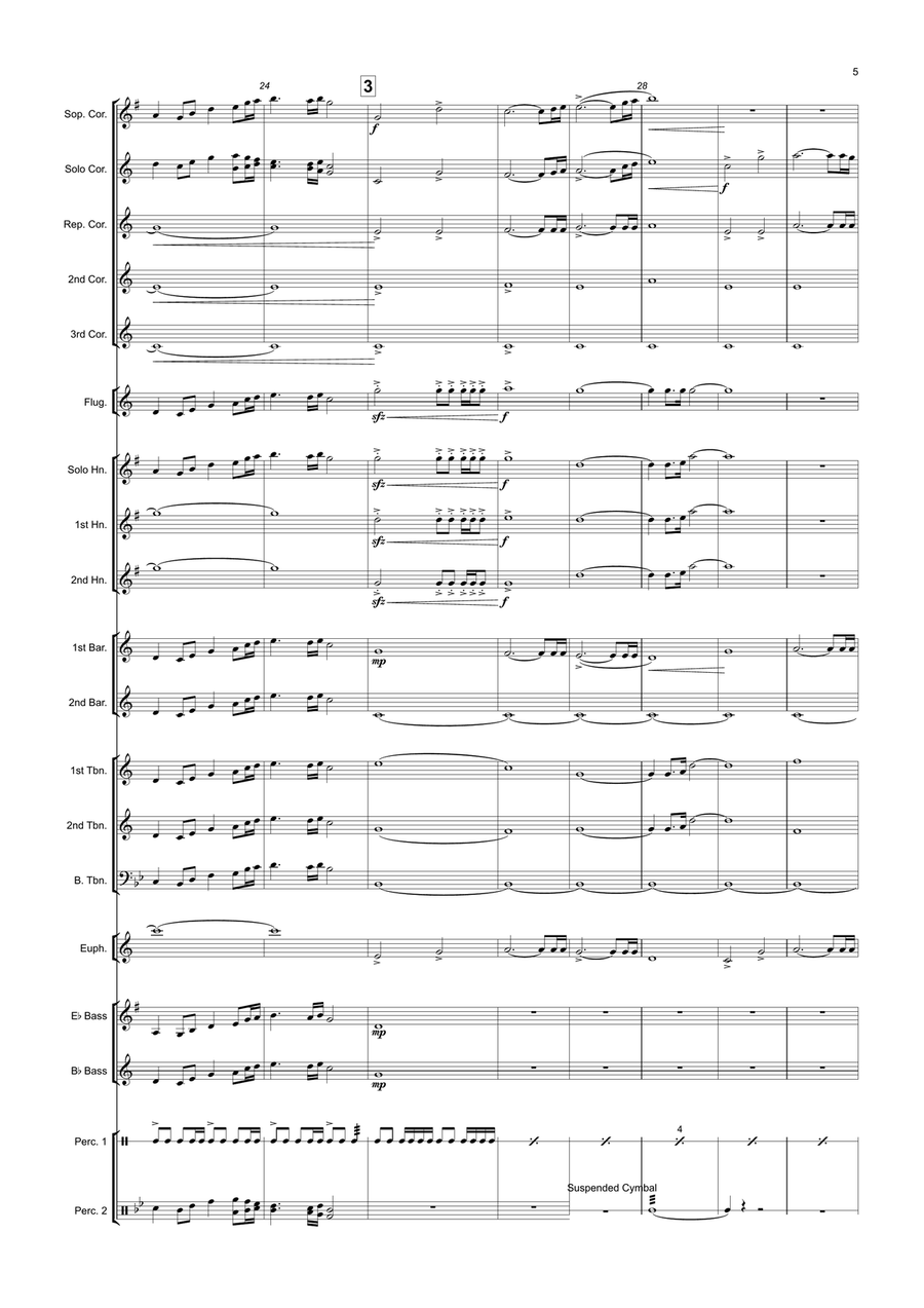 Skybound Brass Band - Digital Sheet Music page 5