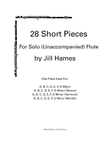 28 Short Pieces for Solo Flute