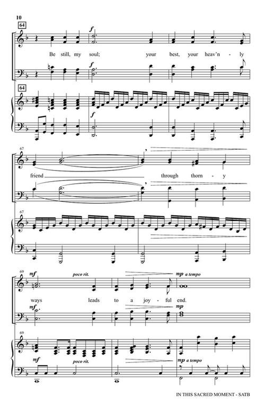In This Sacred Moment by Joseph M. Martin 4-Part - Sheet Music page 6
