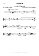 Bagatelle (Tribute To Ludwig Van Beethoven) String Trio scores gallery preview page 3