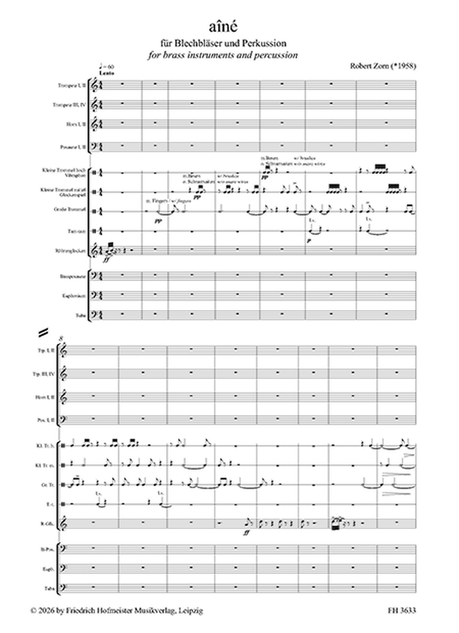aîné / Part Percussion - Sheet Music page 2