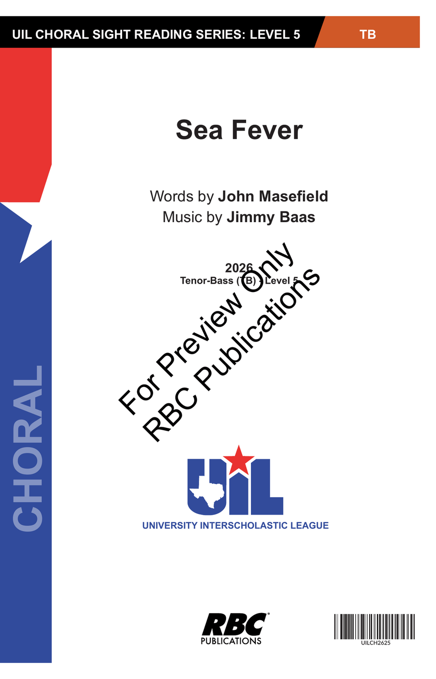Sea Fever TB - Sheet Music page 2
